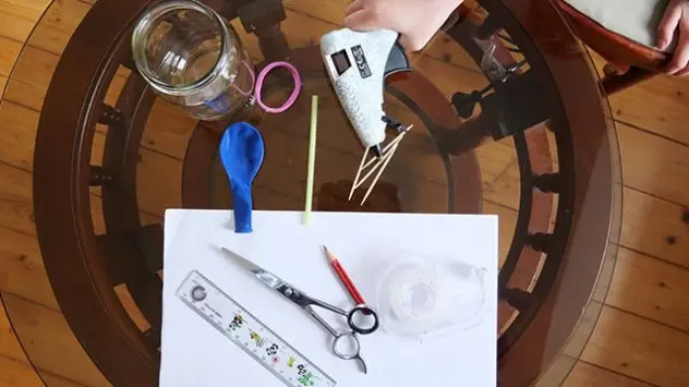Parts needed to create homemade barometer
