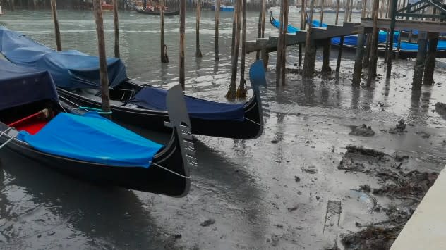 Check out the video Exceptionally low tide in Venice Weather News