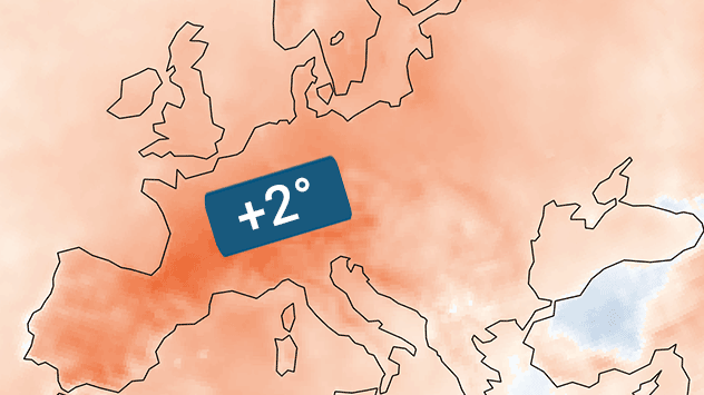 Warmer Oktober europaweit