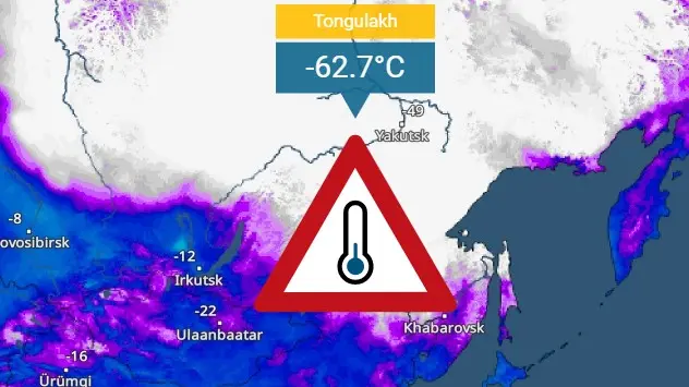 TemperaturRadar Sibirien
