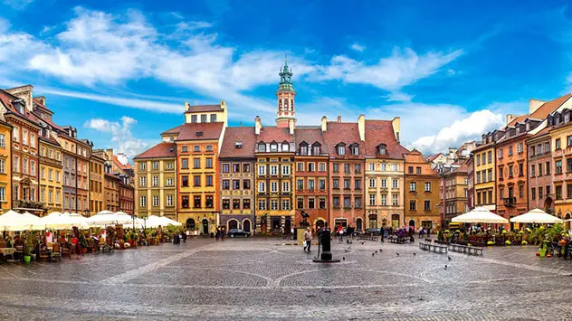 Der Marktplatz von Warschau