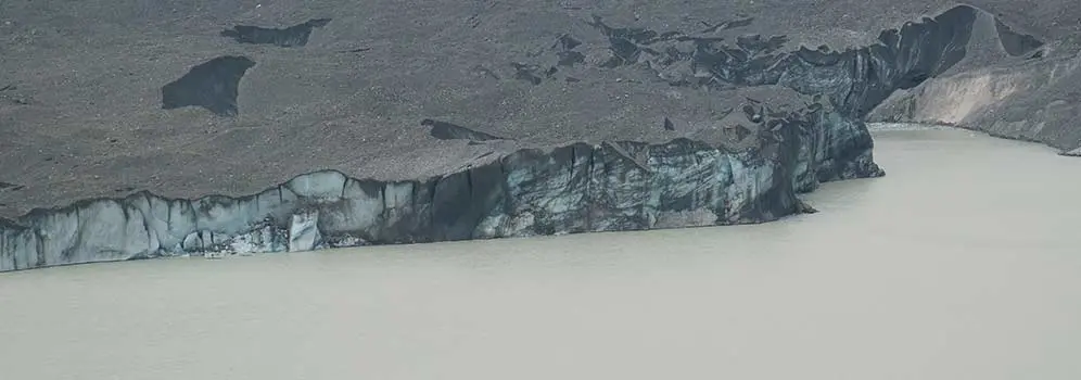 Der Tasman Gletscher im Februar 2020
