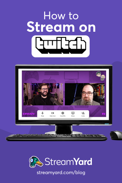 How to: LIVE Stream on  with Twitch