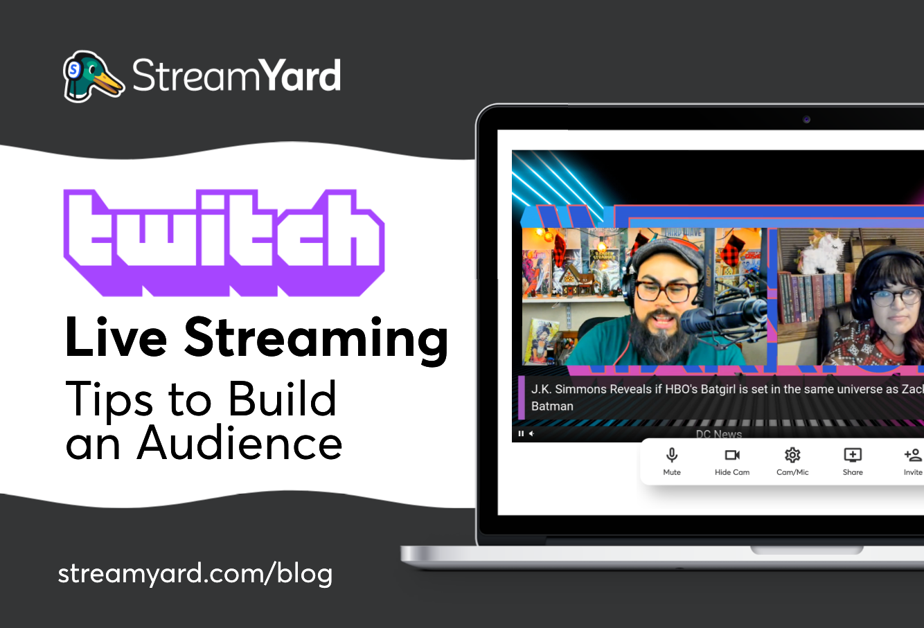 How to: LIVE Stream on  with Twitch