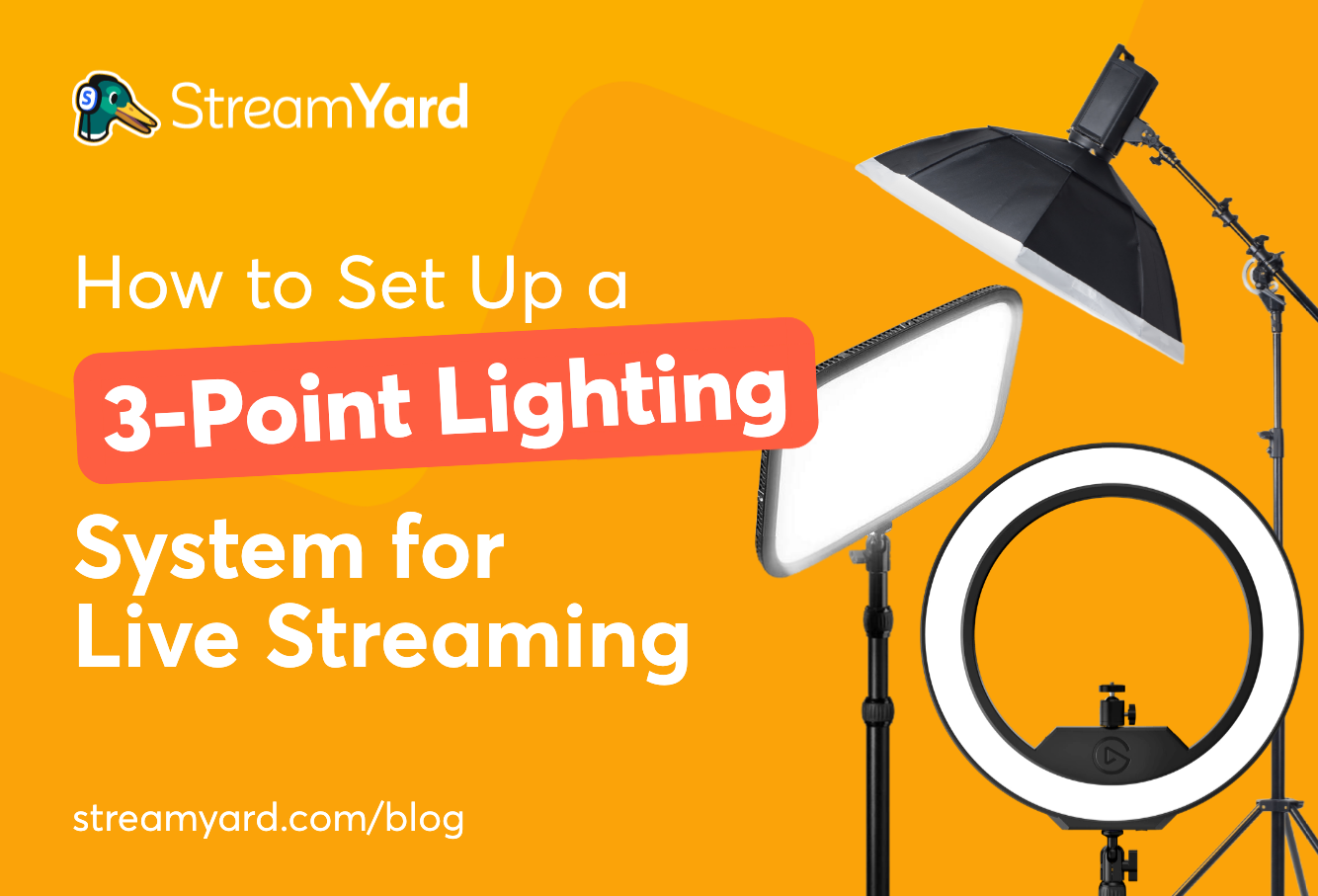 To Set Up A Three-Point Lighting System: Key, Fill,