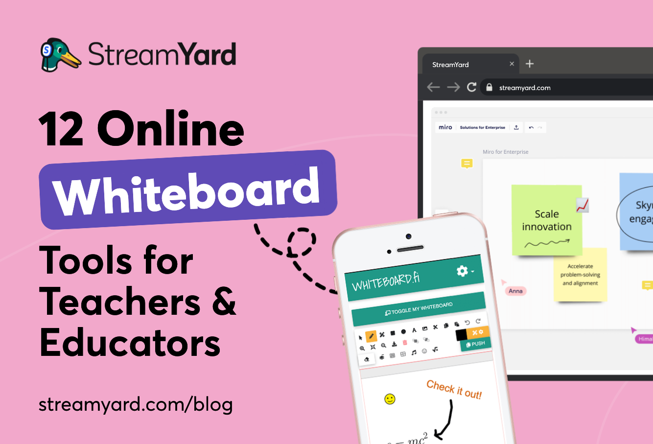 Use Live Whiteboard for Instructor-Paced Lessons and Quizzes