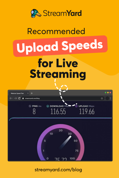 Upload Speed for Streaming » Minimum & How to Increase it