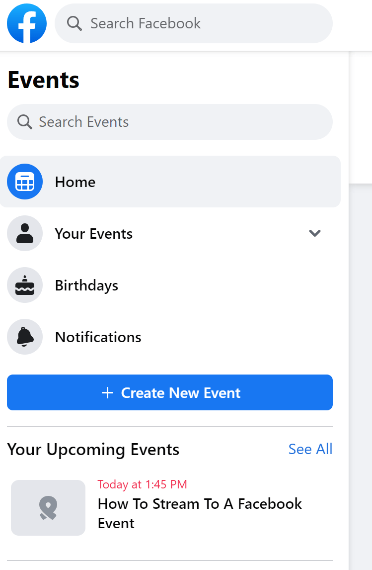 How To Stream To A Facebook Event