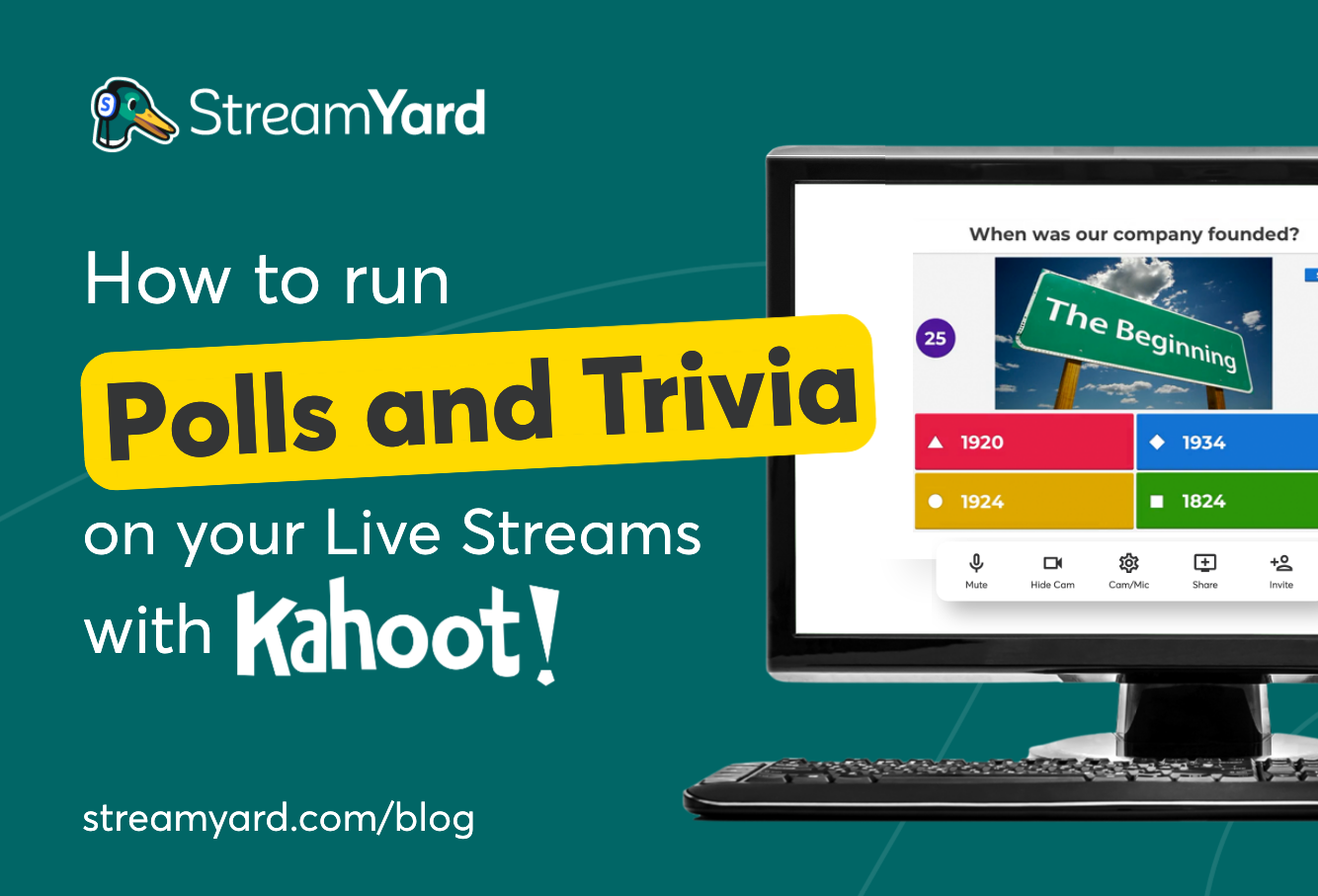 How to Run Polls & Trivia On Live Streams Using Kahoot!