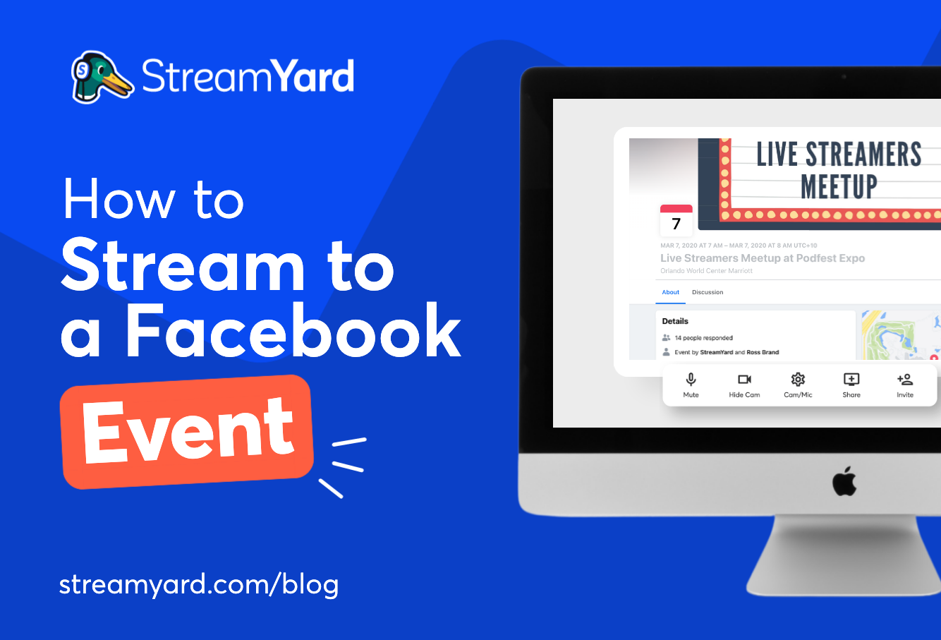 How To Stream To A Facebook Event