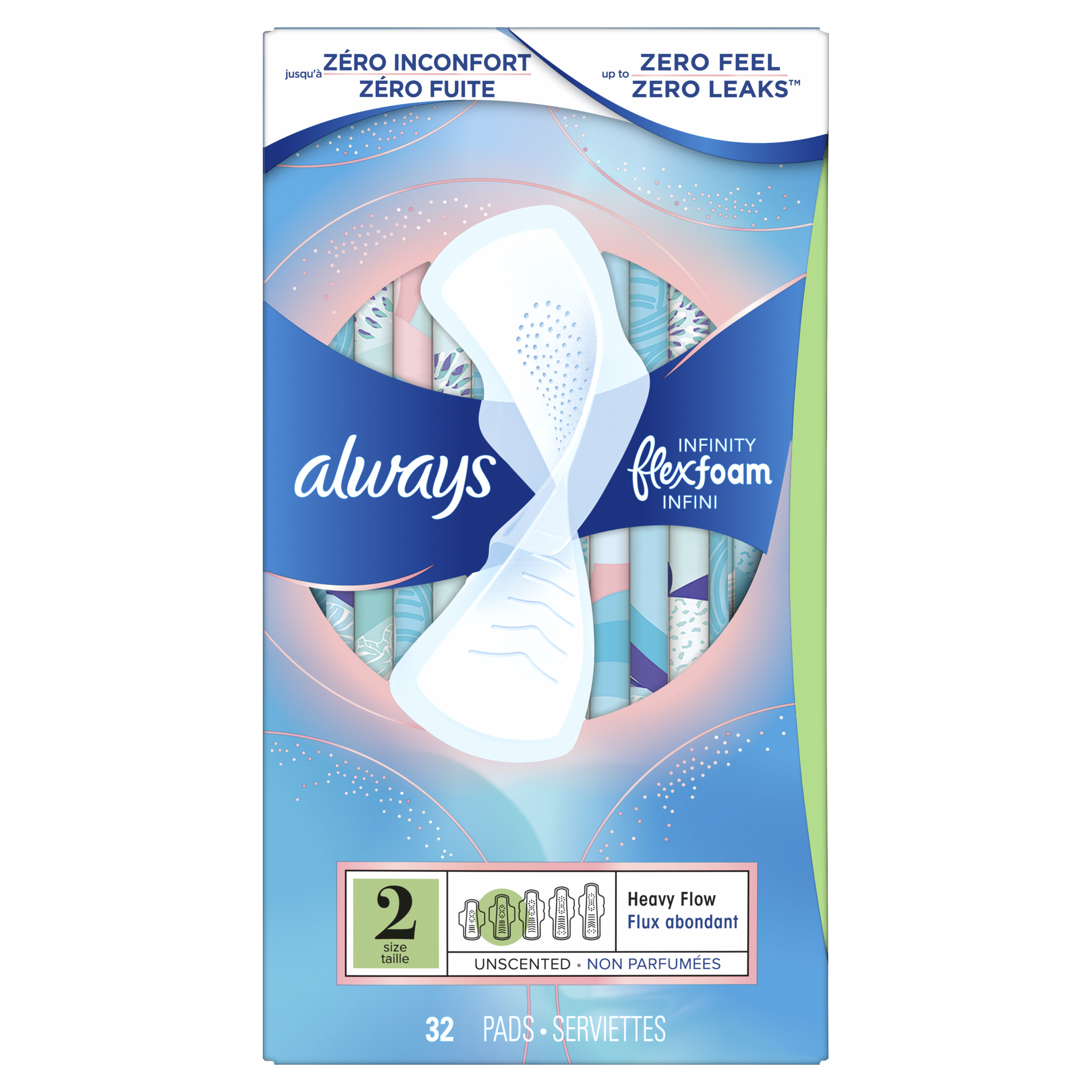 Serviettes Always Infinity avec Flex Foams | Always®