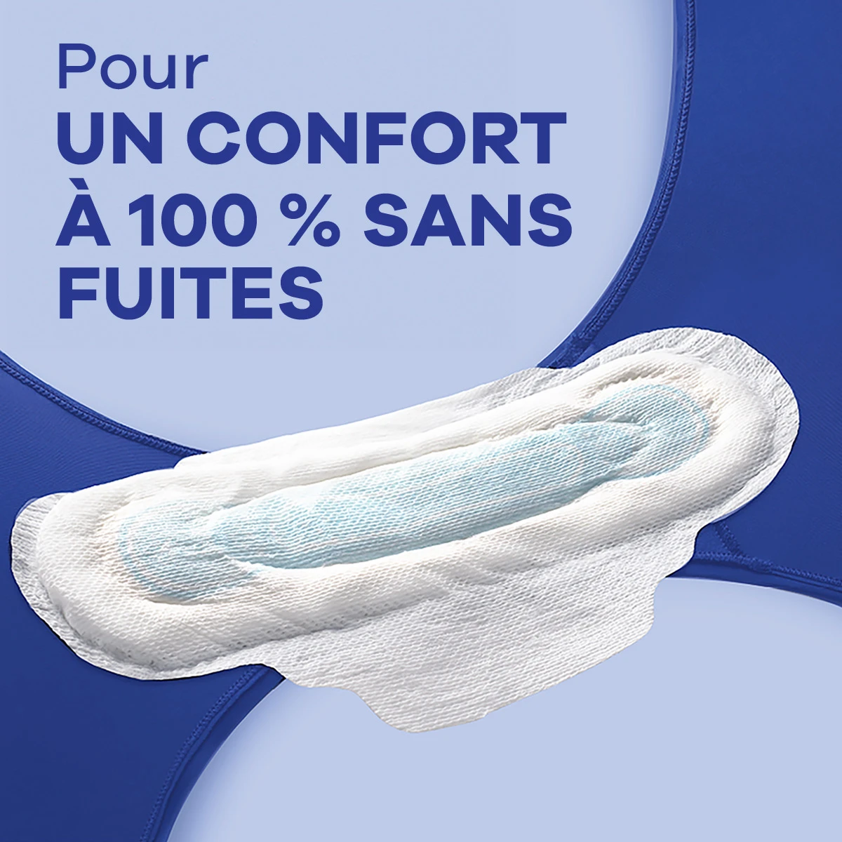 Jusqu'à 100 % sans fuites Serviettes de nuit avec Ailes