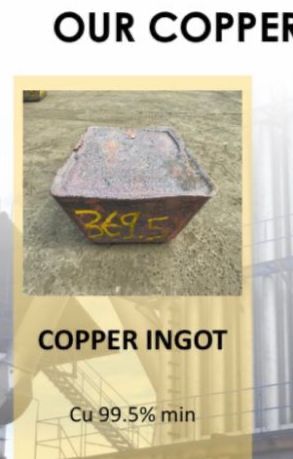 Copper ingot