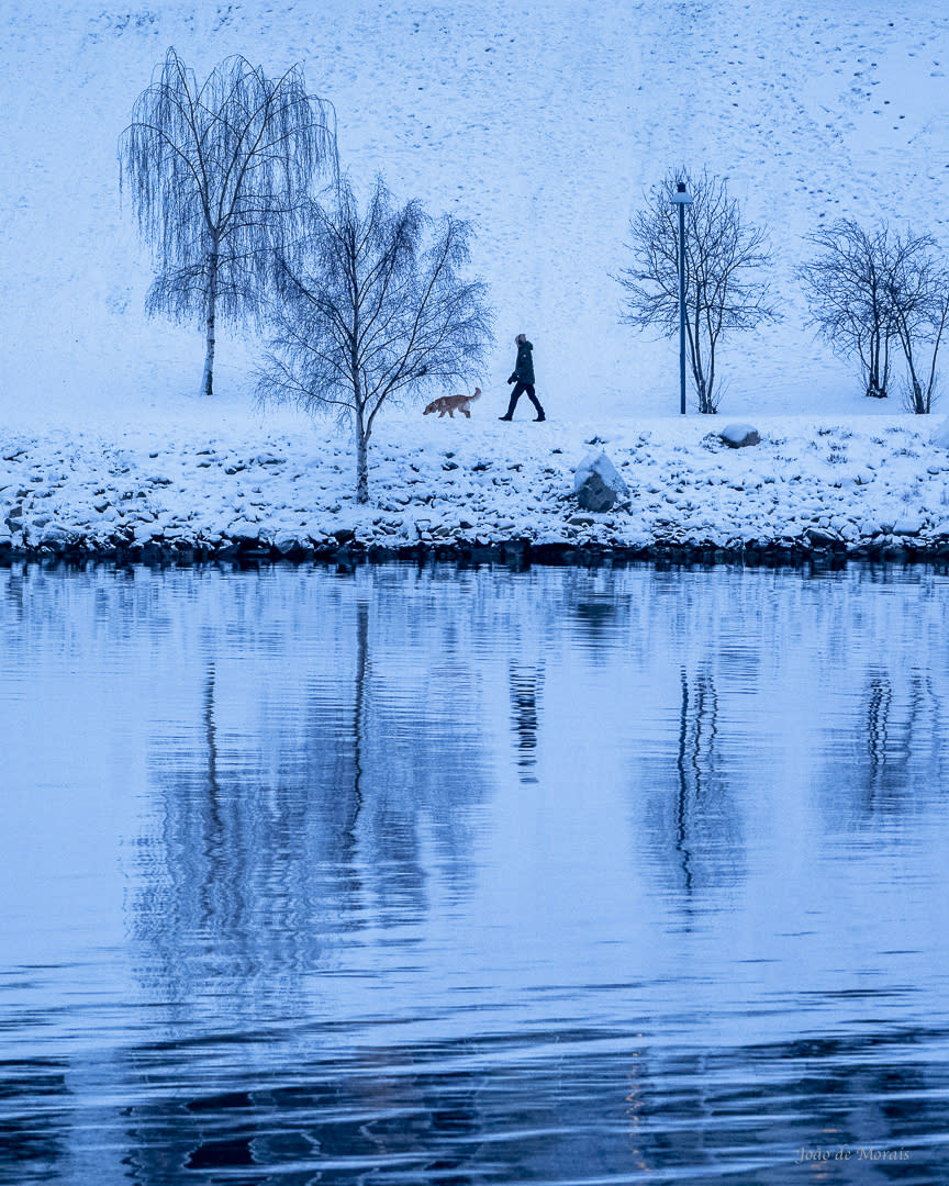 Winter Daybreak walk by the Baltic