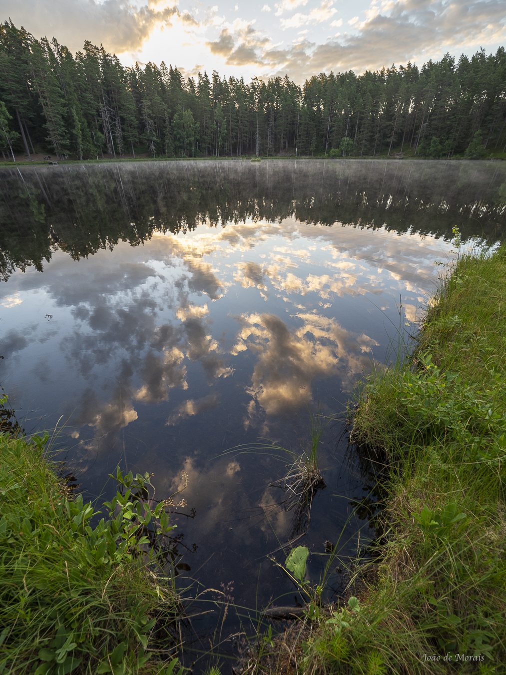  Idyllic Scandinavian landscape 