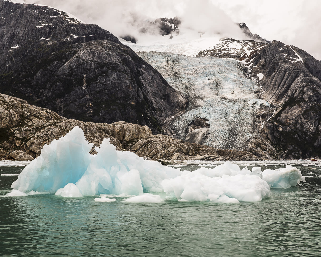 Cordillera Darwin glacier