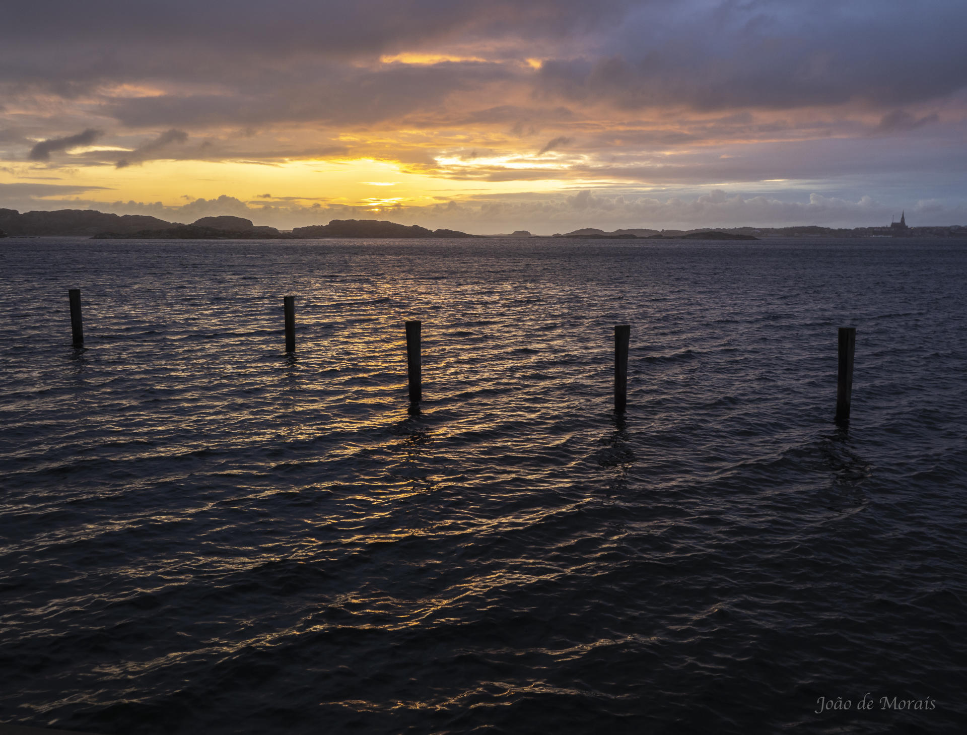 Nightfall over Lysekil