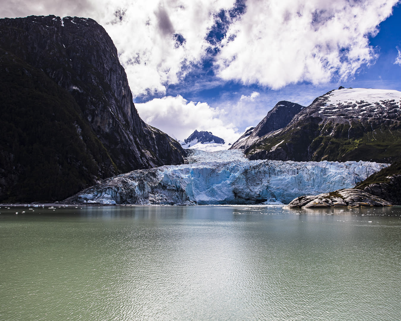 Glacier at Tierra del Fuego