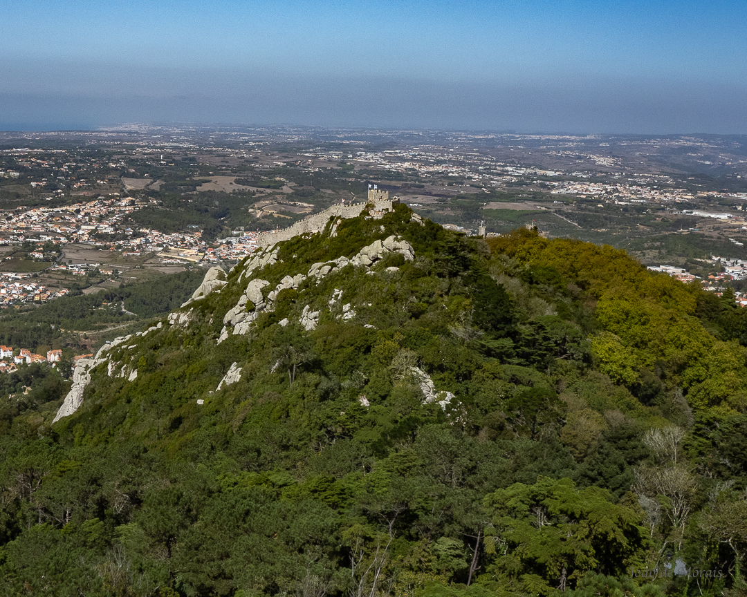 Sintra Castle, overlooking Lisbon