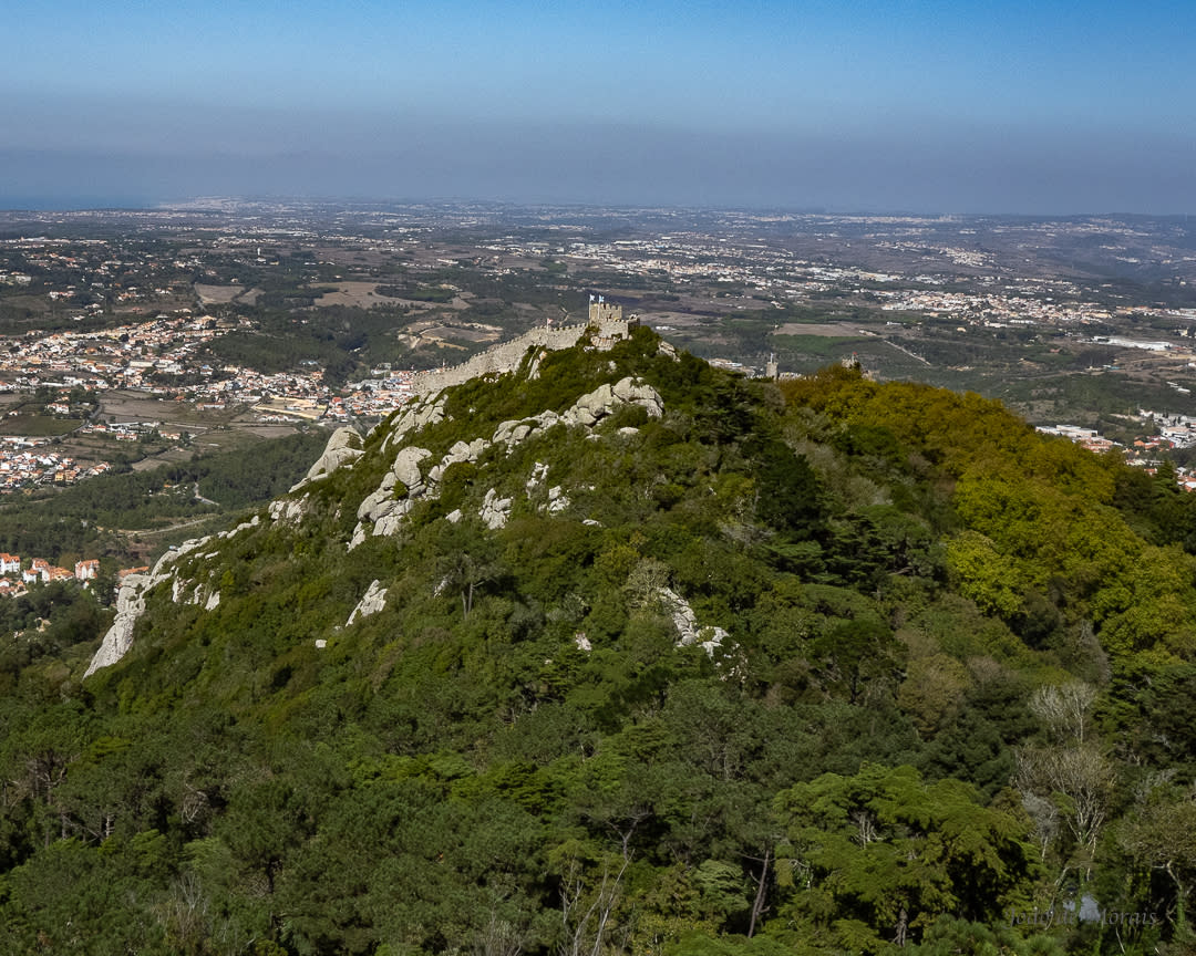 Sintra Castle, overlooking Lisbon