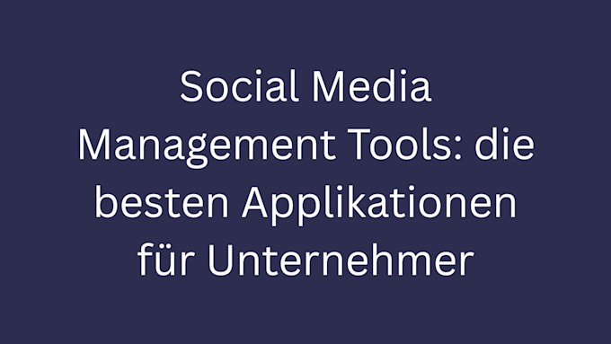 social media management tool bild 1