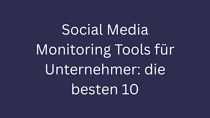 social media monitoring tools bild 1