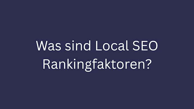 local seo rankingfaktoren bild 1