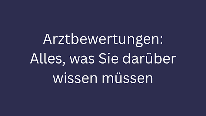 arztbewertungen bild 1