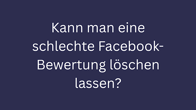 facebook bewertung loeschen bild 1
