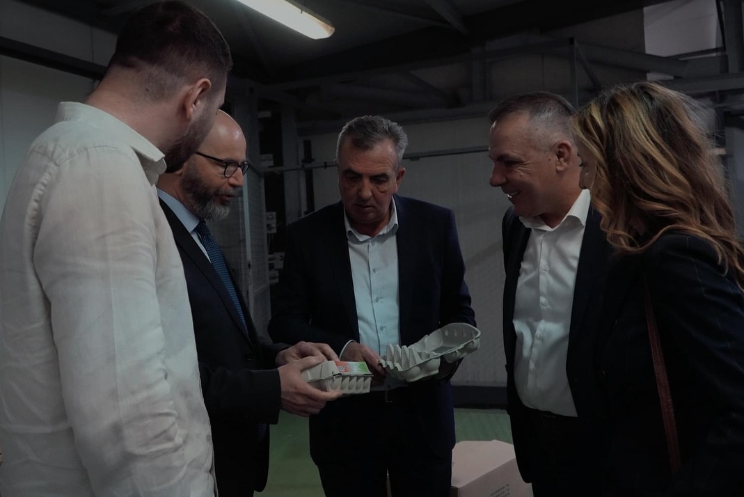 The Ambassador of Slovenia to North Macedonia on an official working visit