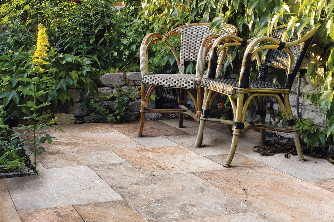 Scabos Travertine Tile, NPT Outdoor Tile