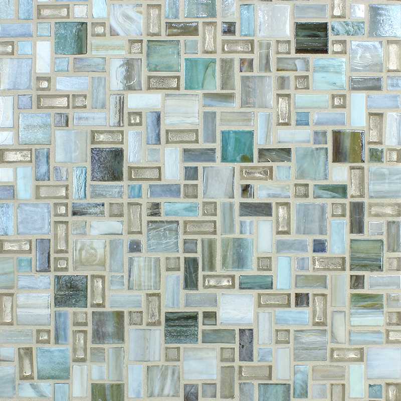 Cosmopolitan, Sky Blue & Mosaic Pattern | NPT Pool Tile