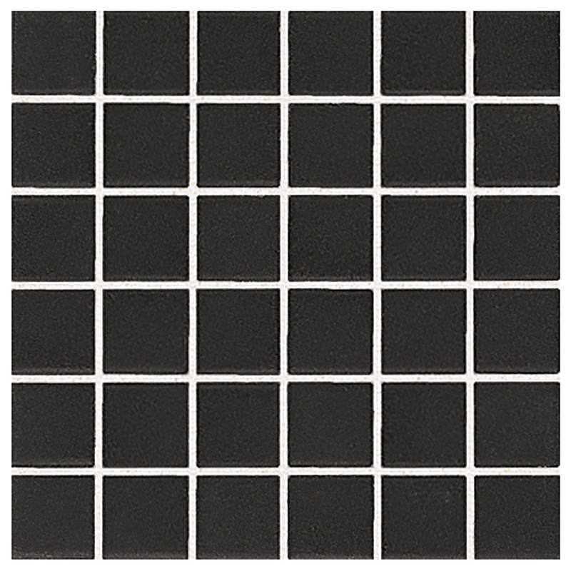 NPT UNGLAZED Black Raven mosaic tile