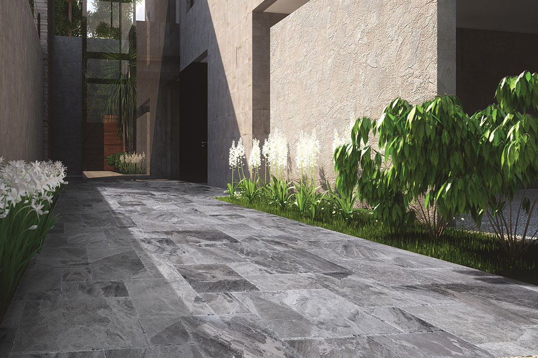 Atlantic Grey Marble Stone | NPT Atlantic Grey Hardscapes