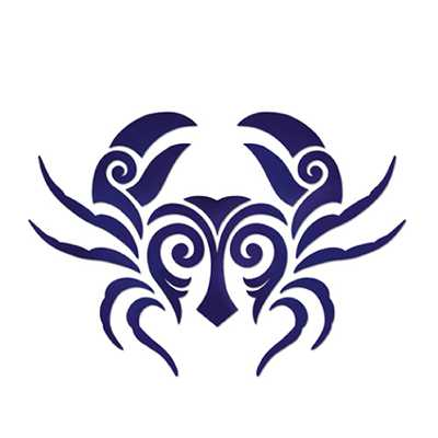 Tribal Crab CM-TCRI-24BL Contemporary Mosaic Tile | NPT Tiles