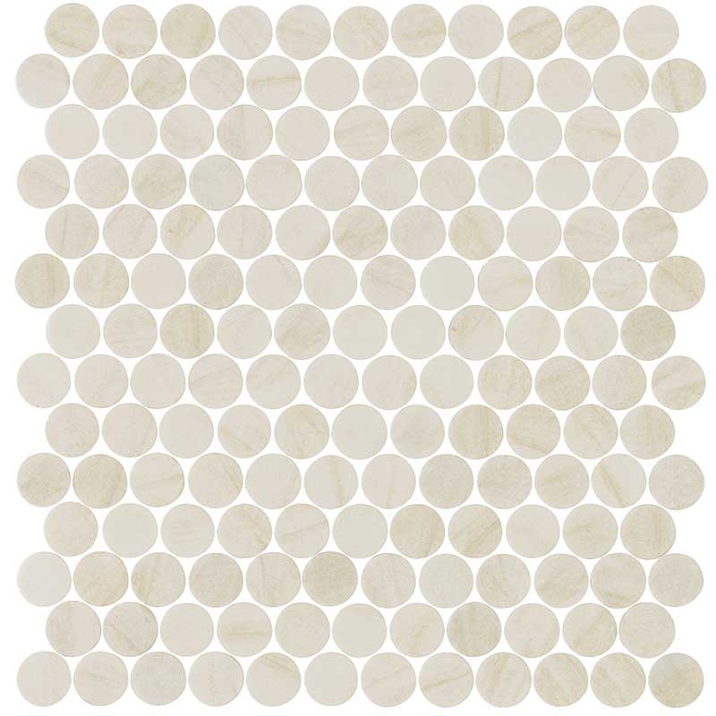 NPT BEACH ENTRY Sand Penny Round mosaic tile
