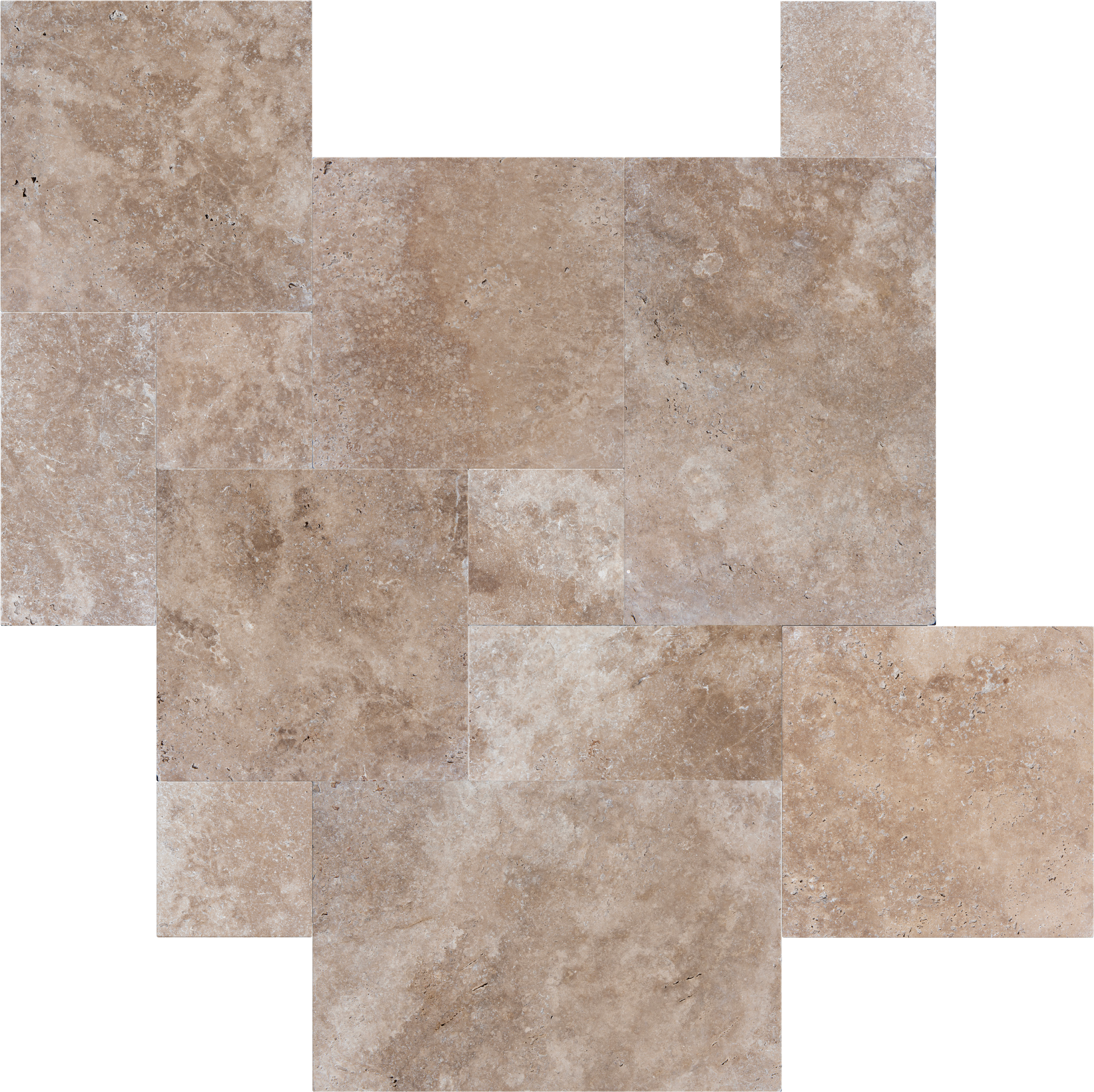 Walnut (Noce) Travertine coping