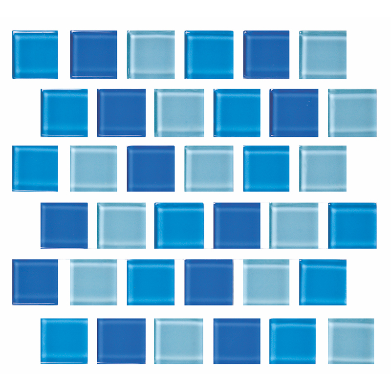 Allure Peacock 1&quot; x 1&quot; | NPT Allure Light Blue Color Tile