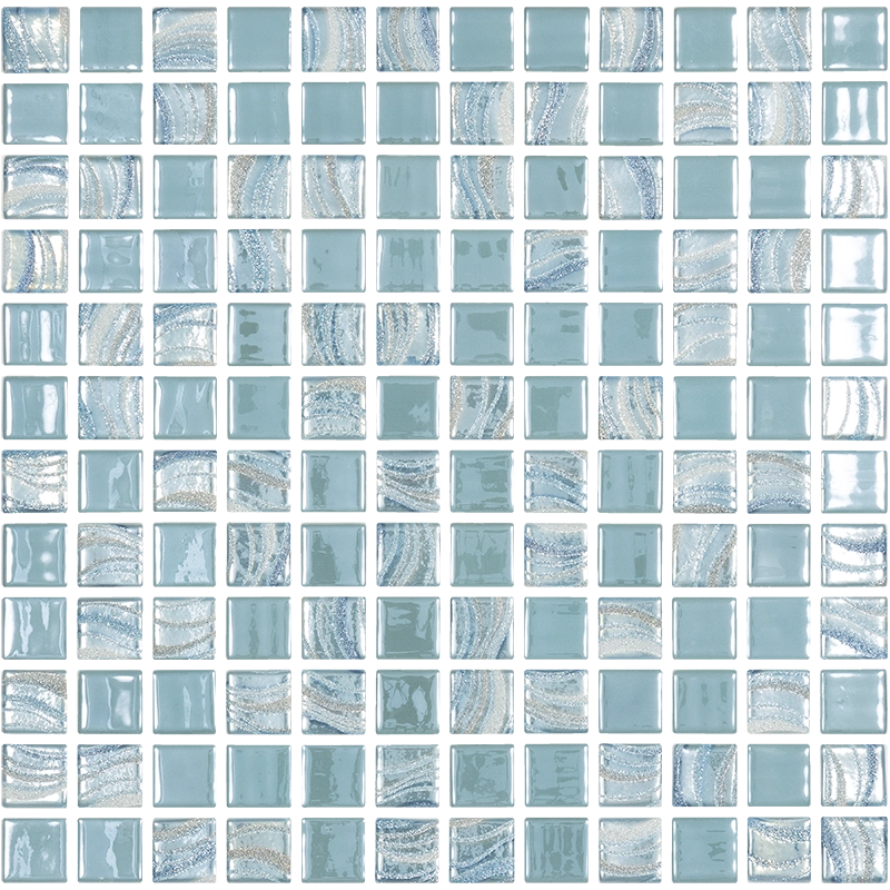 NPT GLACIER BAY Sky Blend mosaic tile