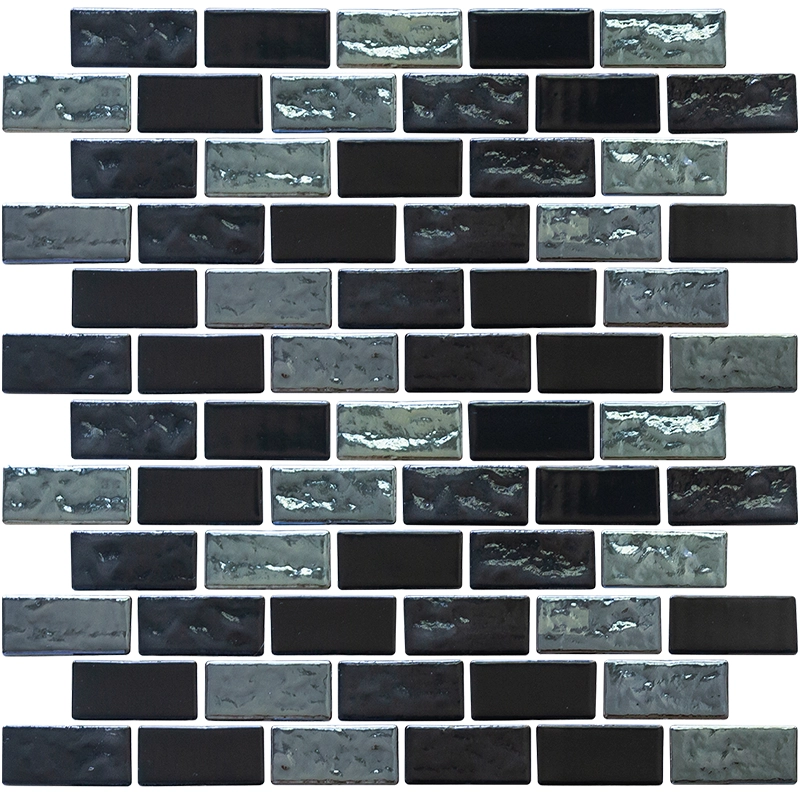 NPT DUOCHROME Black Steel mosaic tile