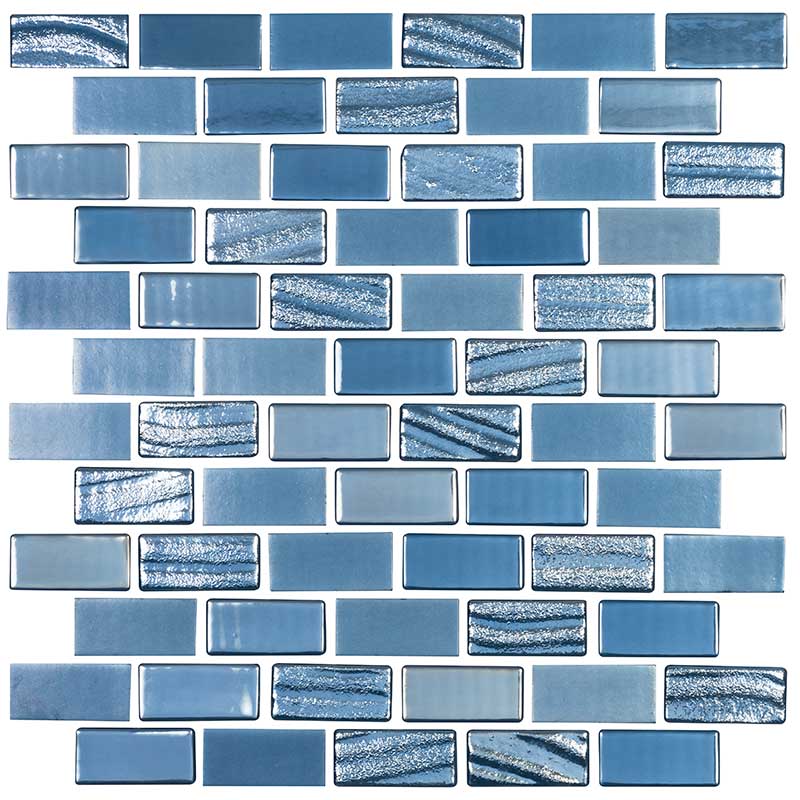 NPT SEA GLASS Cobalto mosaic tile