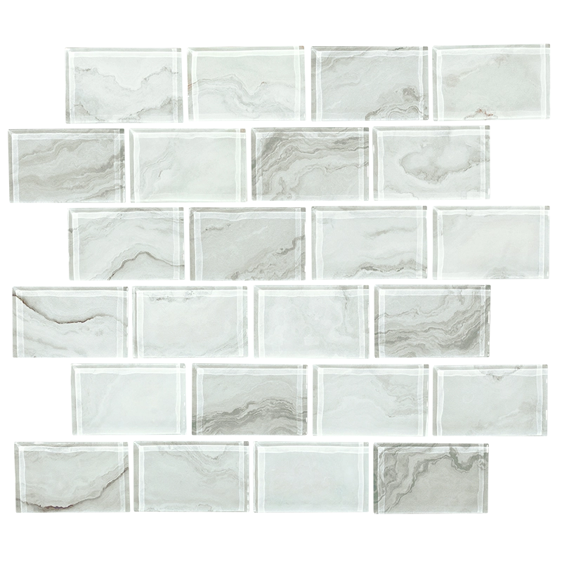 Borghini, White - 2&quot; x 3&quot; | NPT Glass Pool Tile