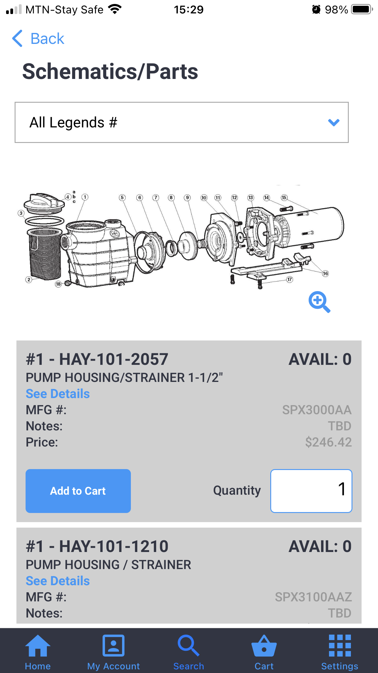 POOL360 Mobile app screenshot 2