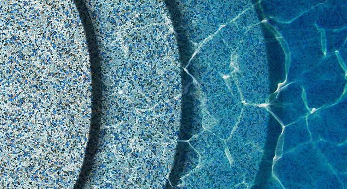 Aqua Blue Water Depth