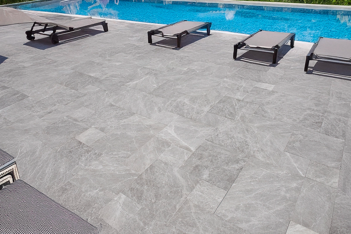 Tundra Leathered Marble Stone, NPT Tundra Hardscapes