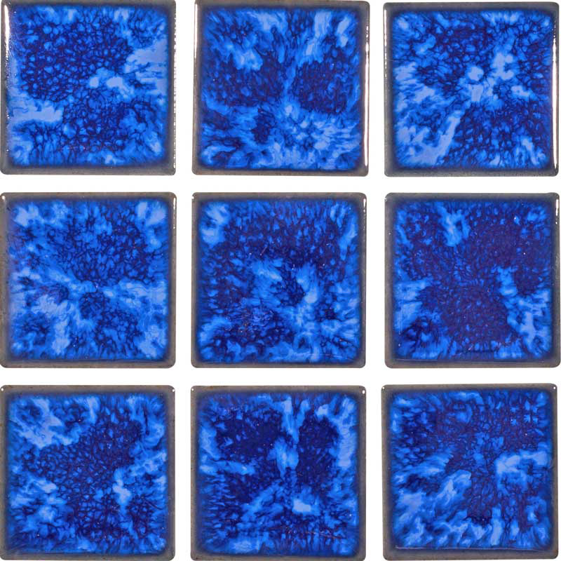 2&quot; x 2&quot; Glazed - Lake Blue - 2&quot; x 2&quot; |  Lake Blue Pool Tile 