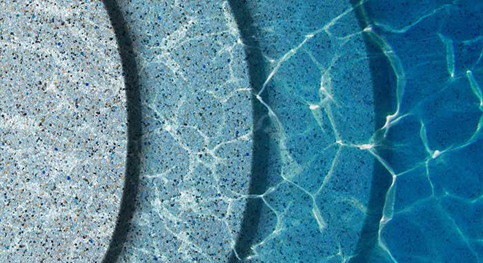 Aqua Blue Large Water Depth