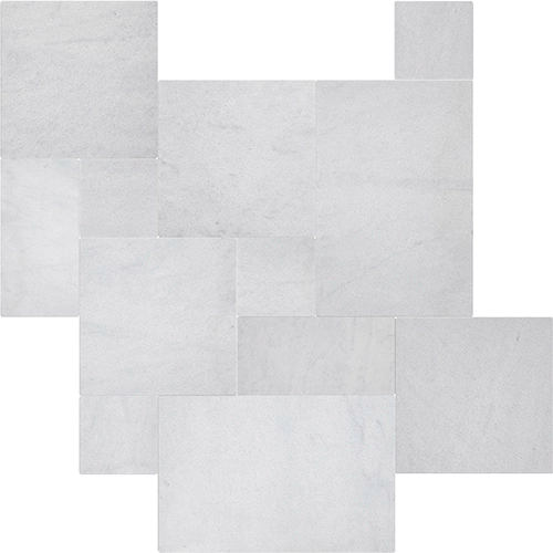 Vista White Sandblasted Marble Stone
