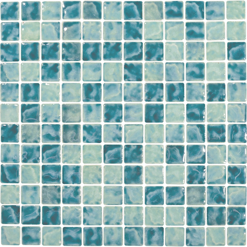 NPT DISKO BAY Cyan Bay mosaic tile