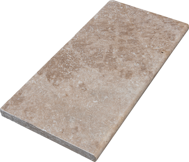 Walnut Premium Tumbled Travertine Paver | NPT Levanti Natural Stone Paver